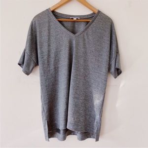 GREY METALLIC TUNIC